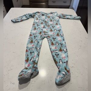 Baby Blue Footed Pajamas - Kids